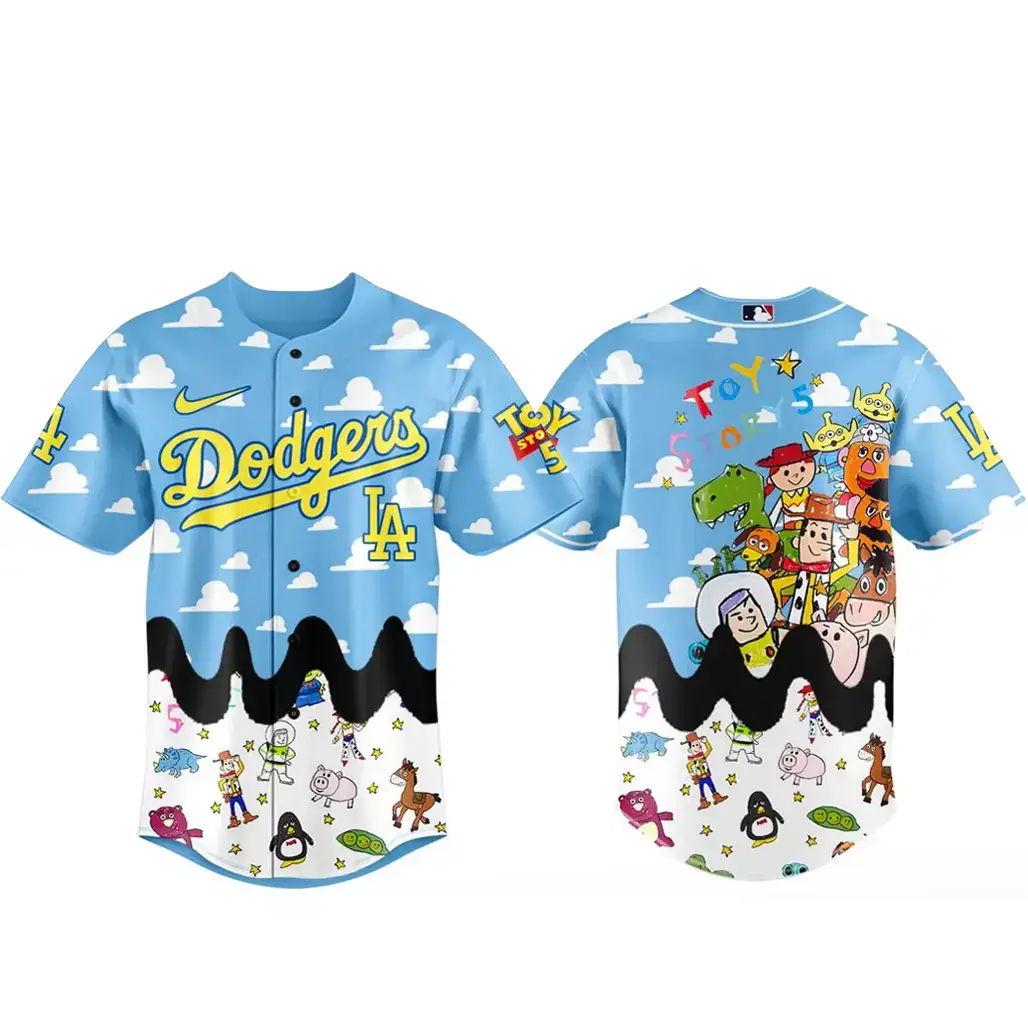 Los Angeles Dodgers x Toy Story 5 Baseball Jersey Version 2 Image