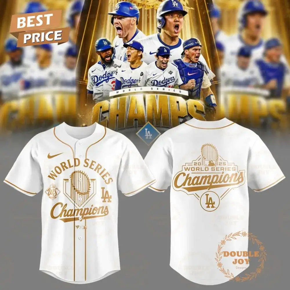 Los Angeles Dodgers X World Series Champs 2025 Baseball Jersey Image