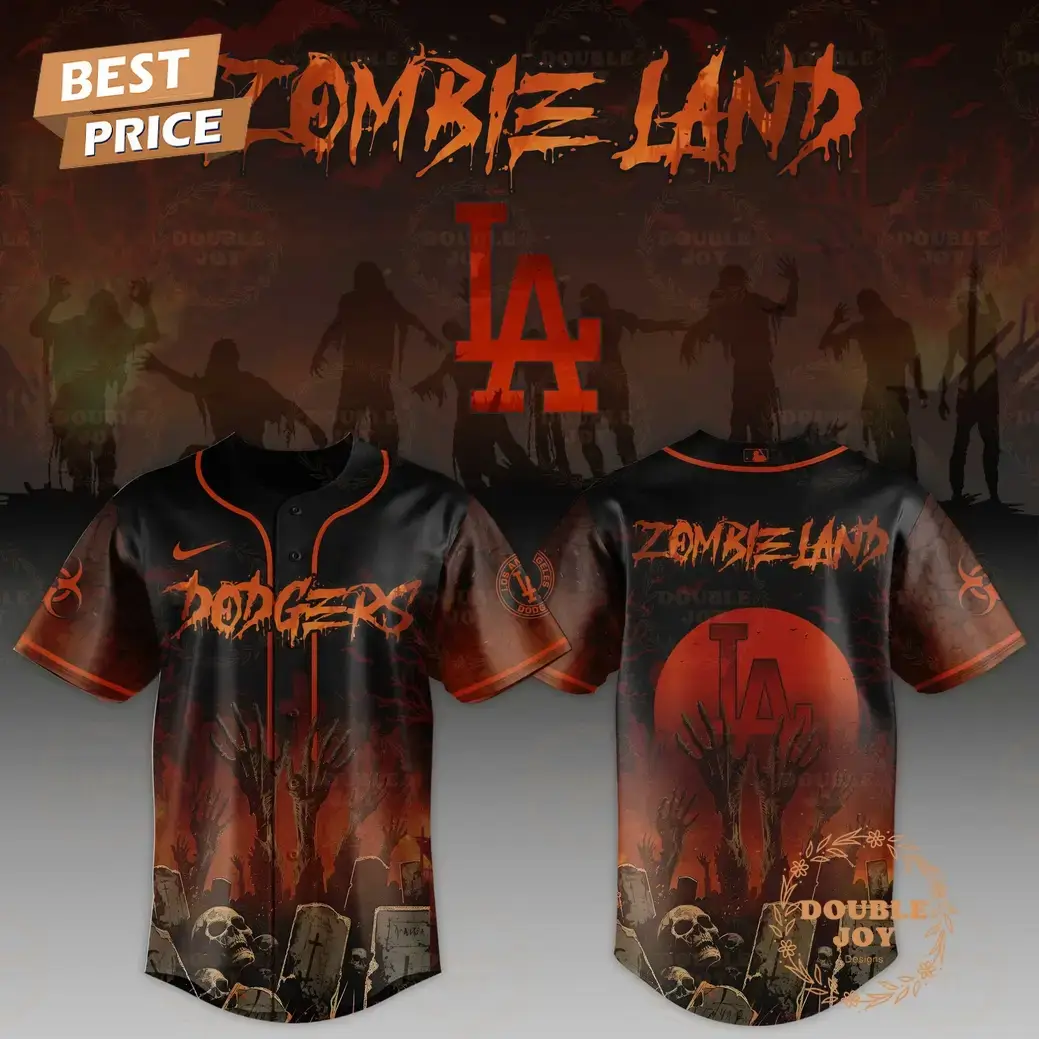 Los Angeles Dodgers ZombieLand 2025 Limited Edition Baseball Jersey Image