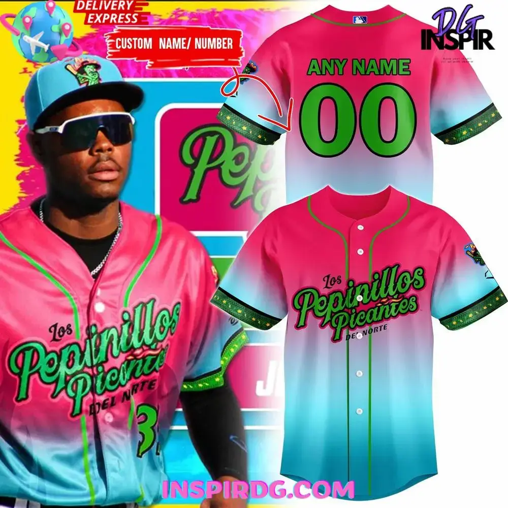 Los Pepinillos Picantes Del Norte 2025 Gradient Jersey Image