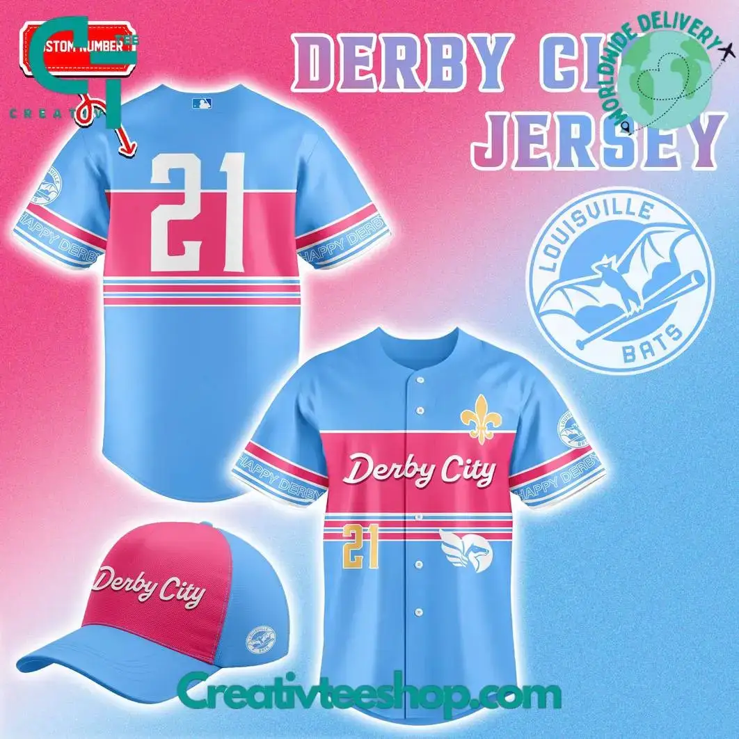 Louisville Bats Derby City 2025 Special Baseball Jersey Image