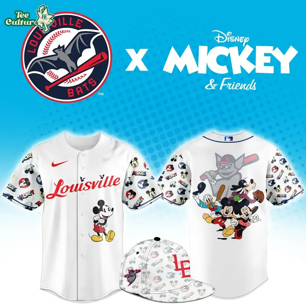 Louisville Bats Mickey Mouse Night Special Edition Jersey Image