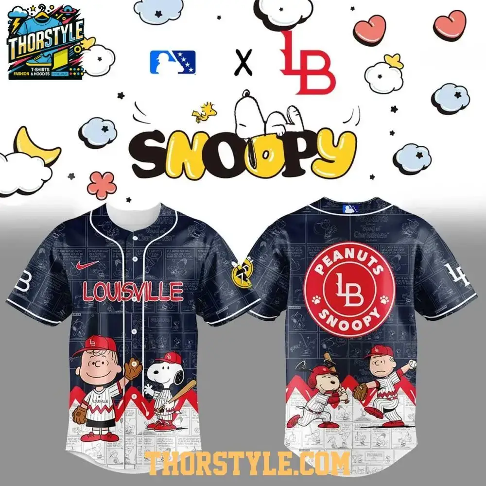 Louisville Bats Peanuts Night 2026 Snoopy Game Baseball Jersey Image