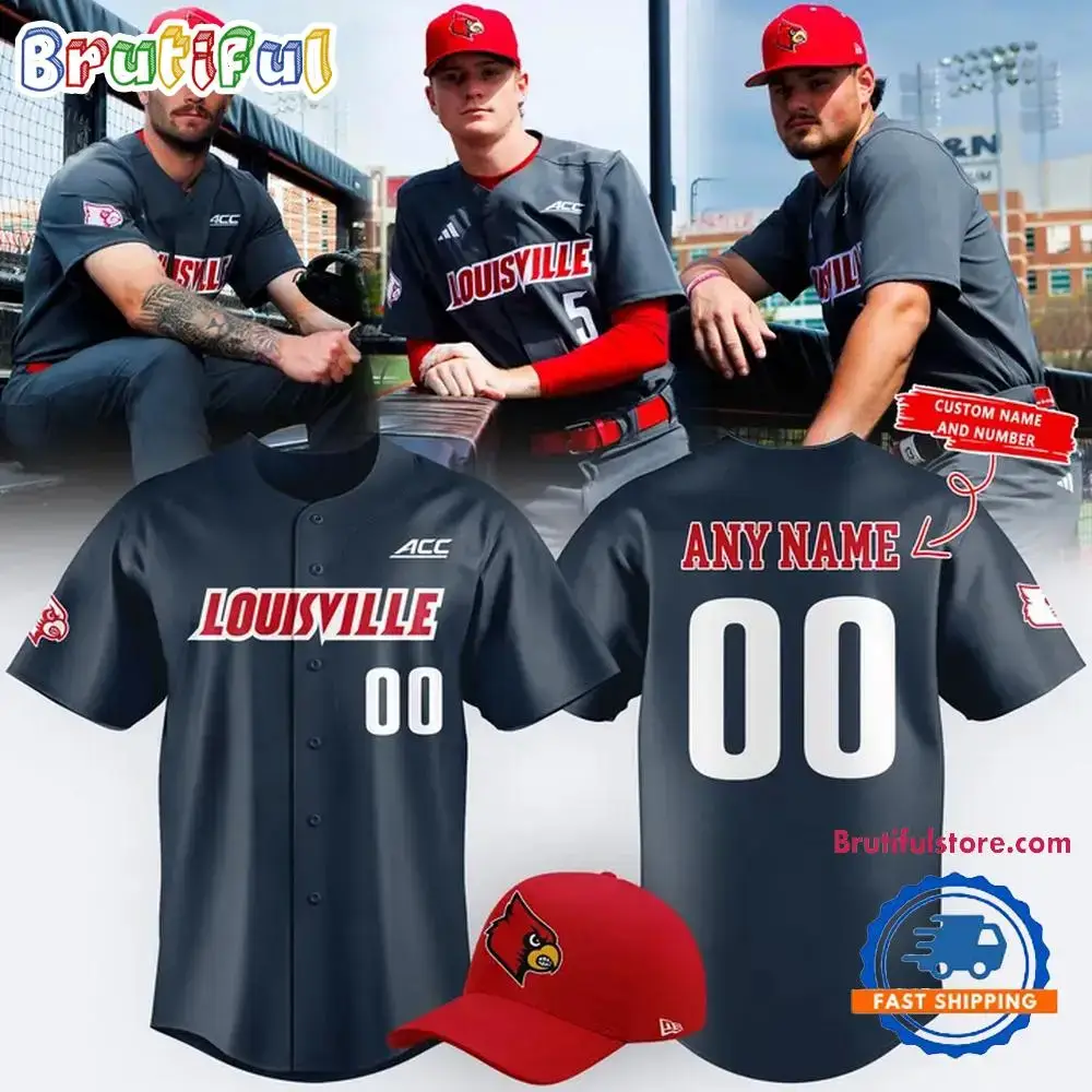 Louisville Cardinals Baseball ACC New Uniform Limited Edition 2026 Jersey Shirt Image