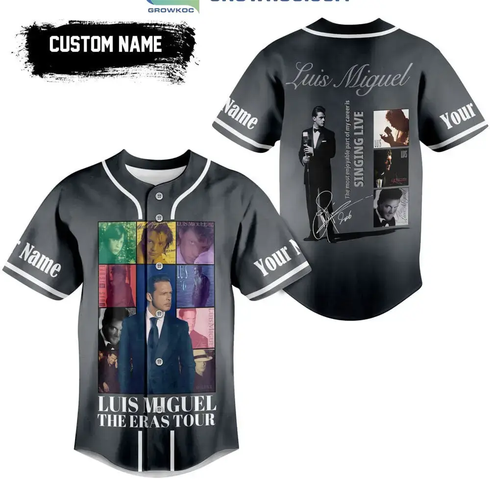 Luis Miguel The Eras Tour Personalized Baseball Jersey Image
