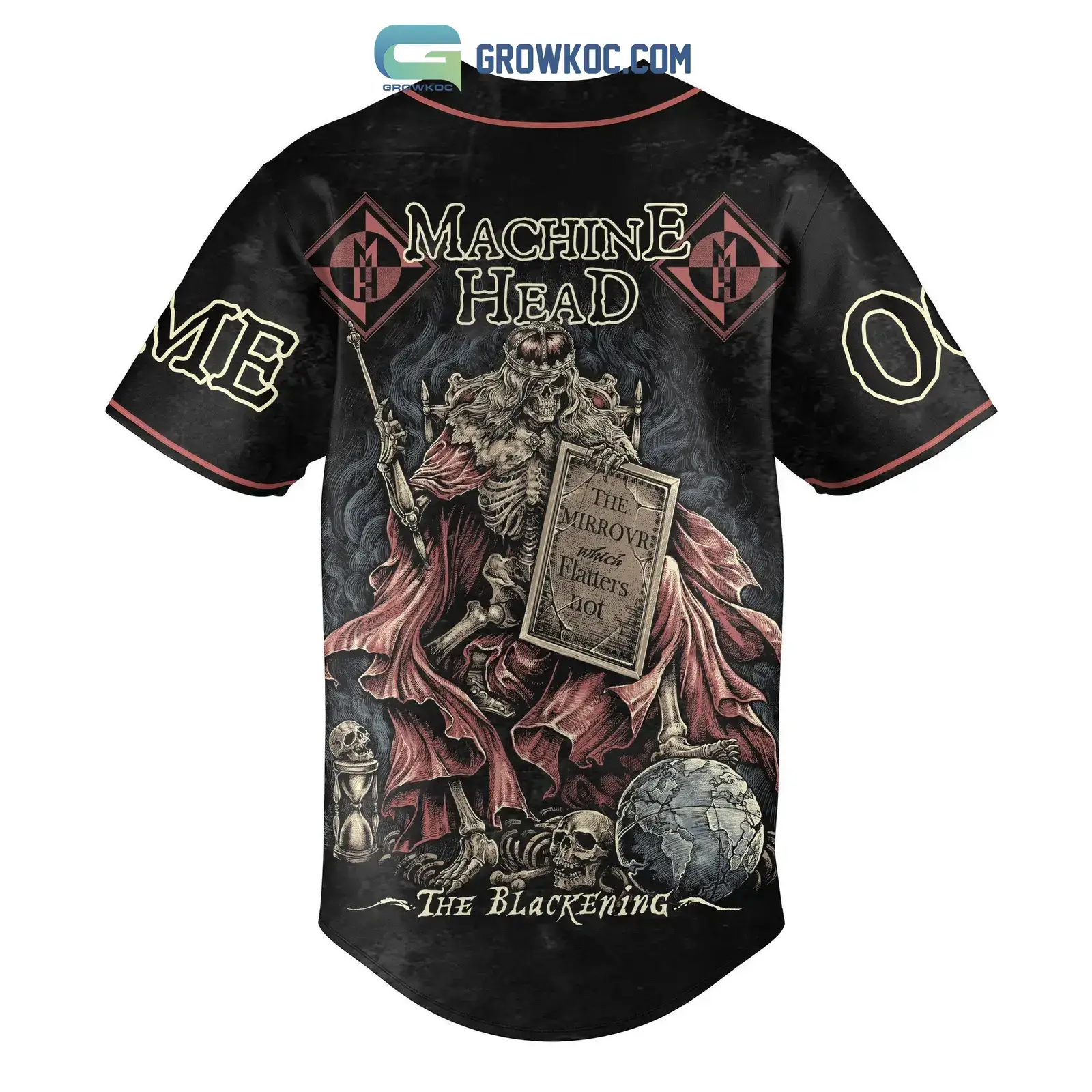 Machine Head The Blackening Personalized Baseball Jersey Image