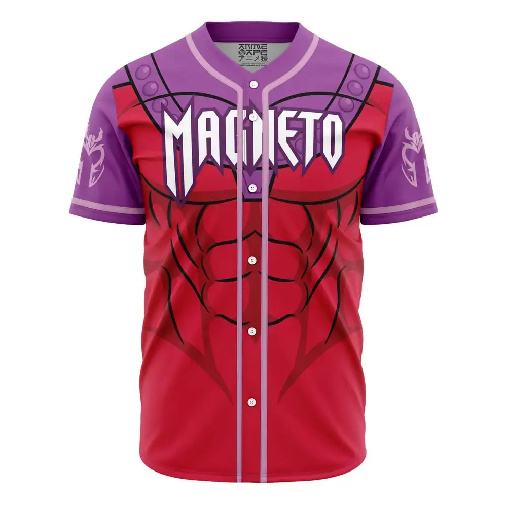 Magneto X-Men Marvel Baseball Jersey Image