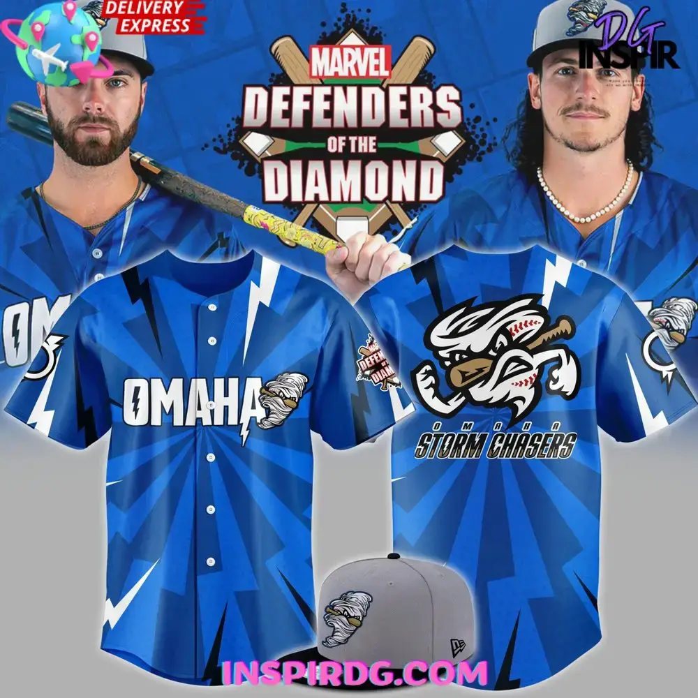 Marvel Defenders Of The Diamond Omaha Storm Chasers Baseball Jersey Image