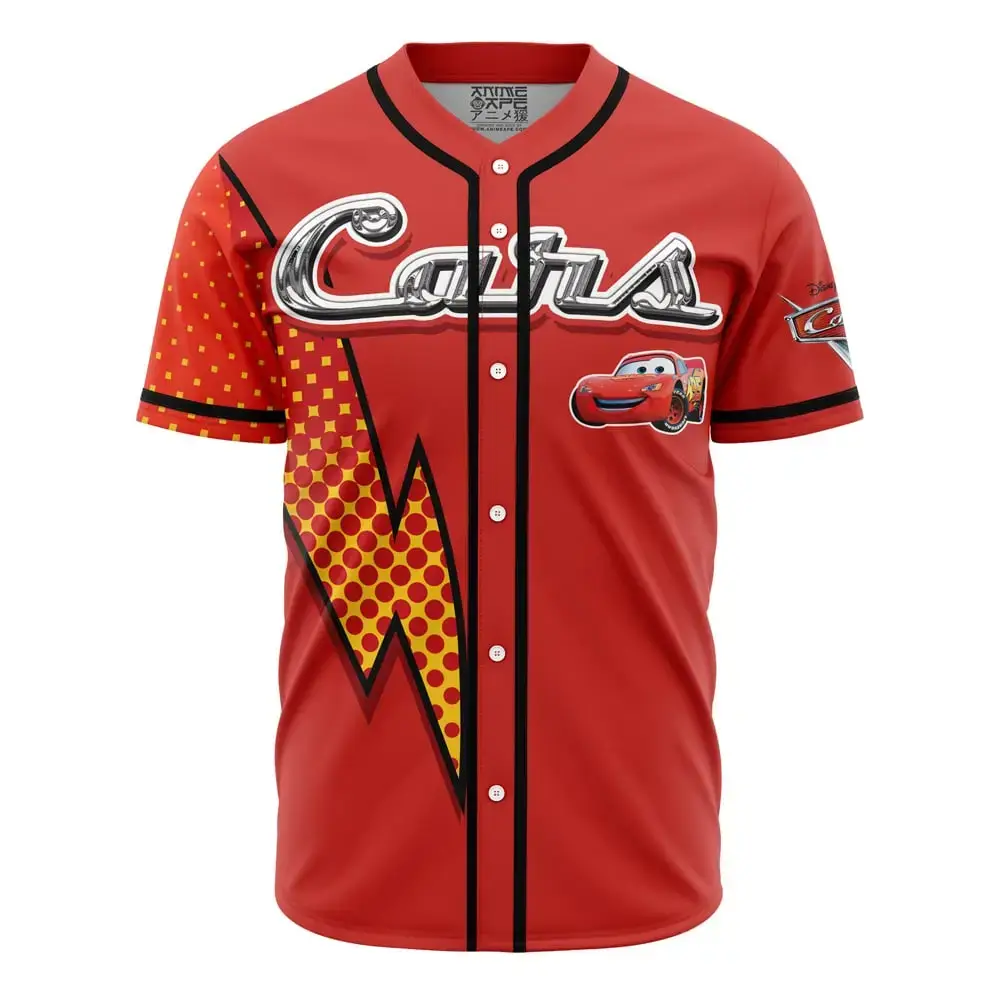 Mcqueen Cars V2 Baseball Jersey Image