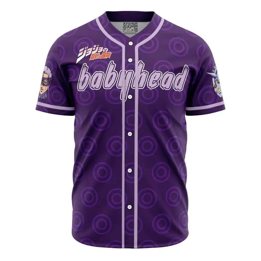 Melone Babyhead Jojo’S Bizarre Adventure Baseball Jersey Image