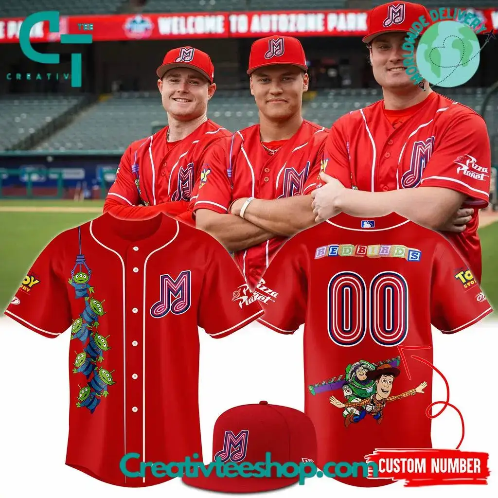 Memphis Redbirds X Toy Story 2025 Custom Baseball Jersey Image