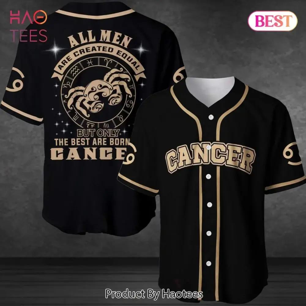 Men'S Zodiac Cancer Baseball Jersey - Unique Astrological Gift Apparel Image