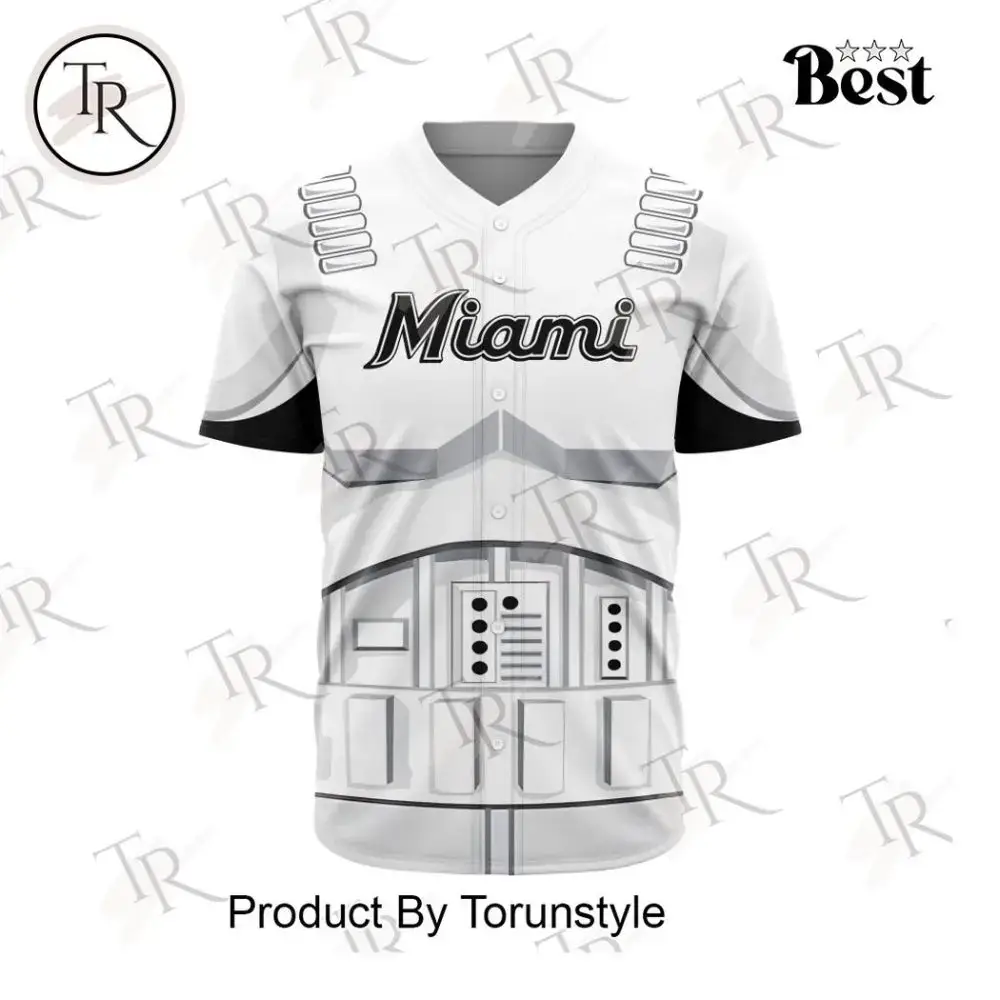 Miami Baseball Jersey - Unique Sci-Fi Design, Perfect Gift For Fans! Image