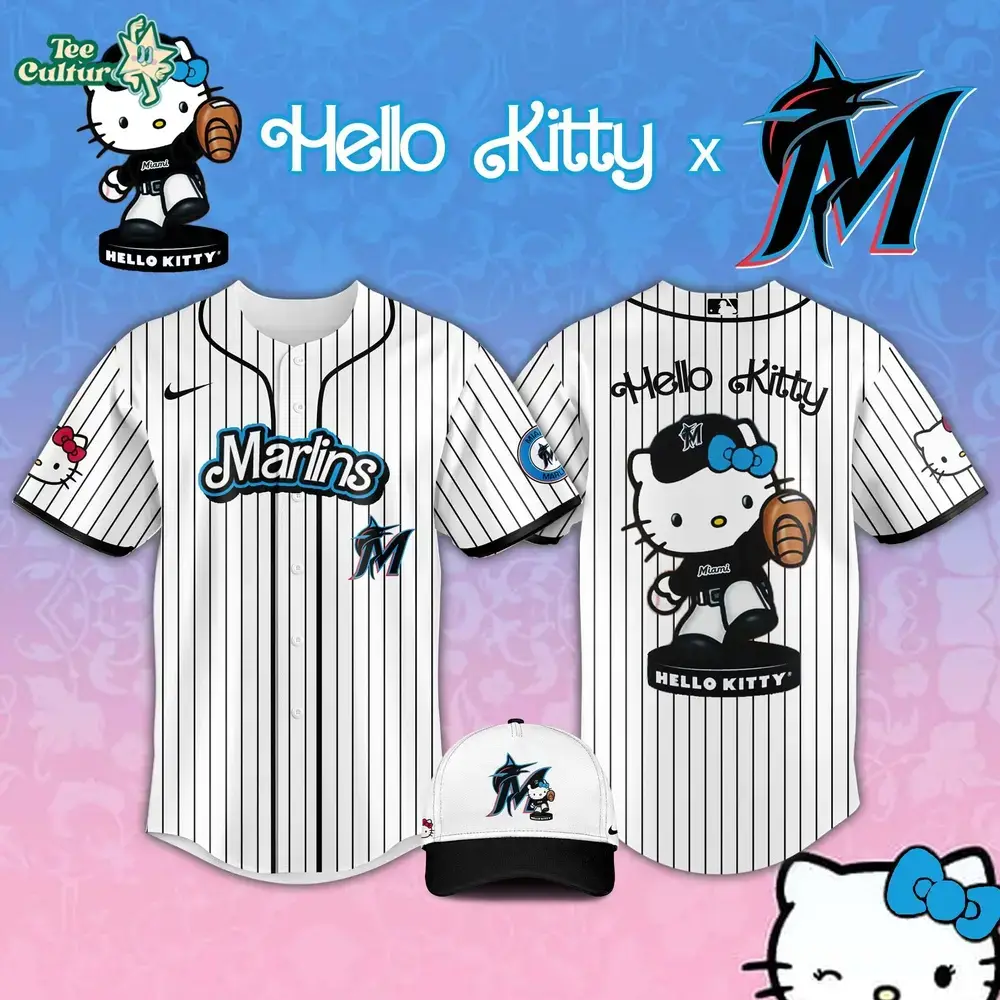 Miami Marlins Hello Kitty Night 2026 MLB Collector Jersey Image