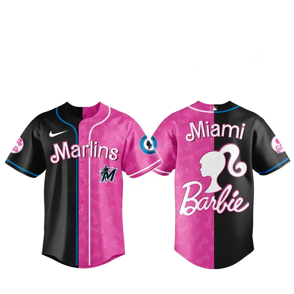 Miami Marlins x Barbie Night Game 2026 Baseball Jersey Image