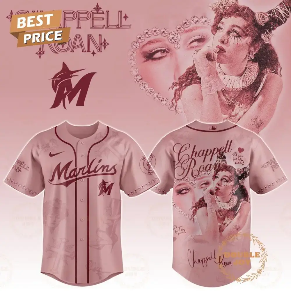 Miami Marlins X Chappell Roan Song Picture You 2025 Baseball Jersey Image