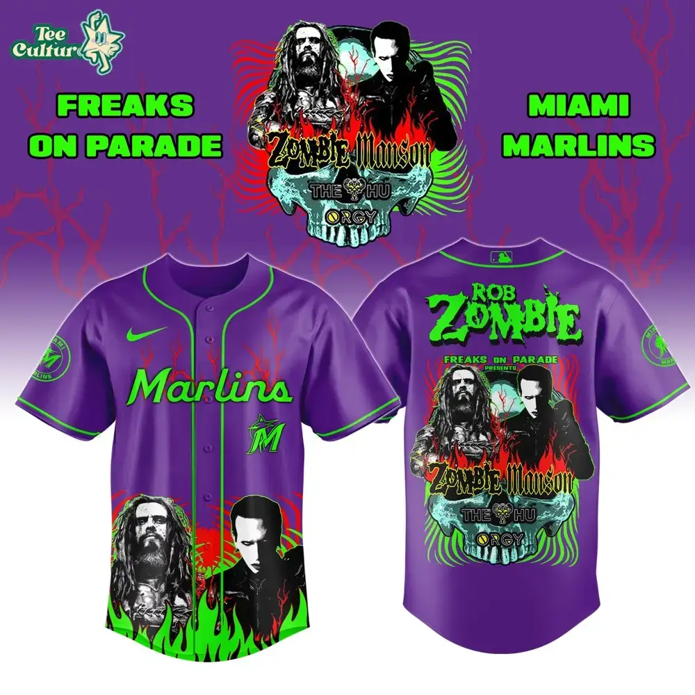 Miami Marlins x Freaks On Parade Tour 2026 Colab Jersey Limited Edition Image