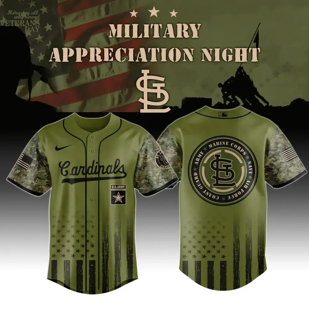 Military Appreciation Night Baseball Jersey - Honor Veterans With Style Image