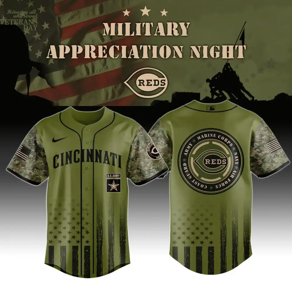 Military Appreciation Night Cincinnati Jersey - Honor Veterans With Style Image