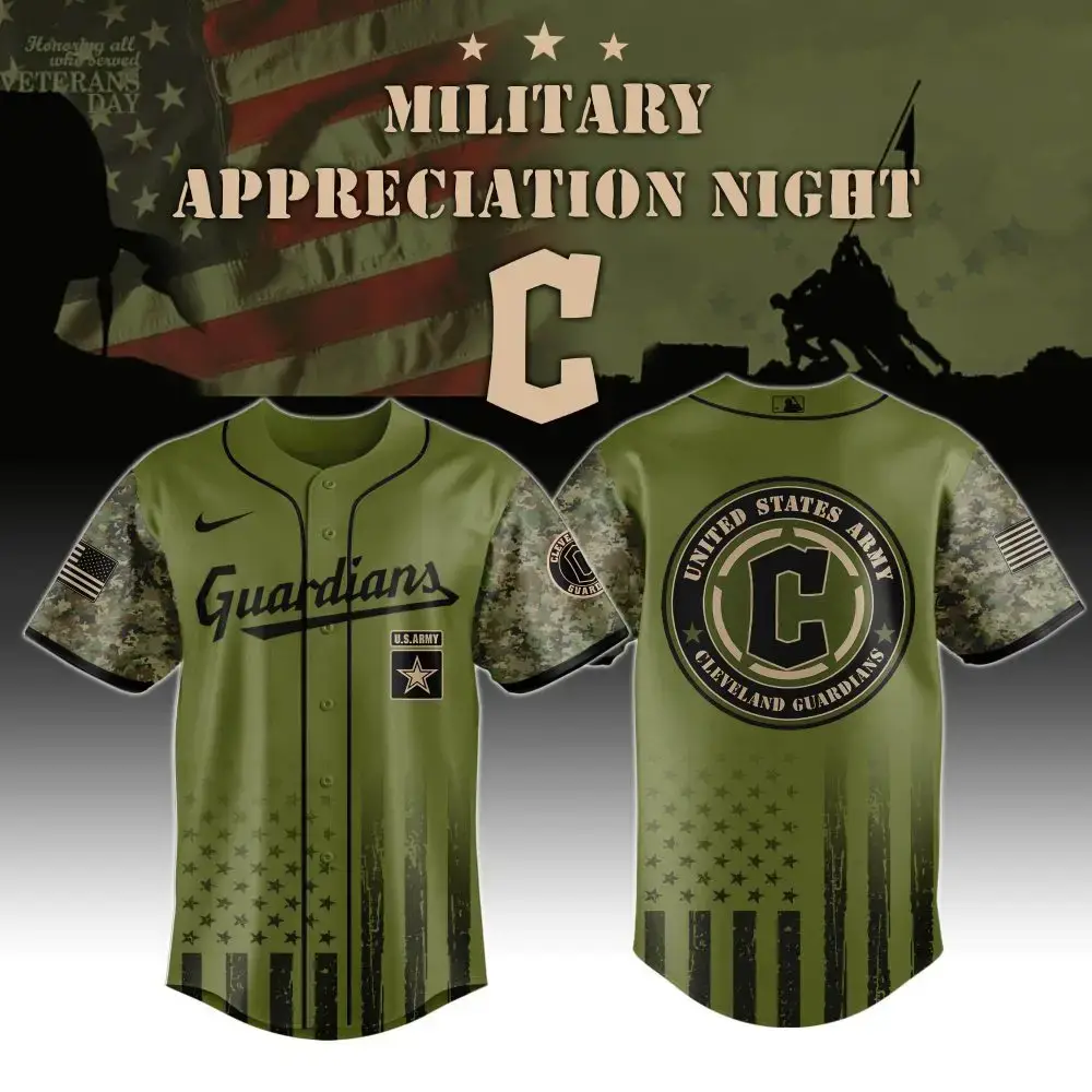 Military Appreciation Night Guardians Jersey - Limited Edition Camo Design Image