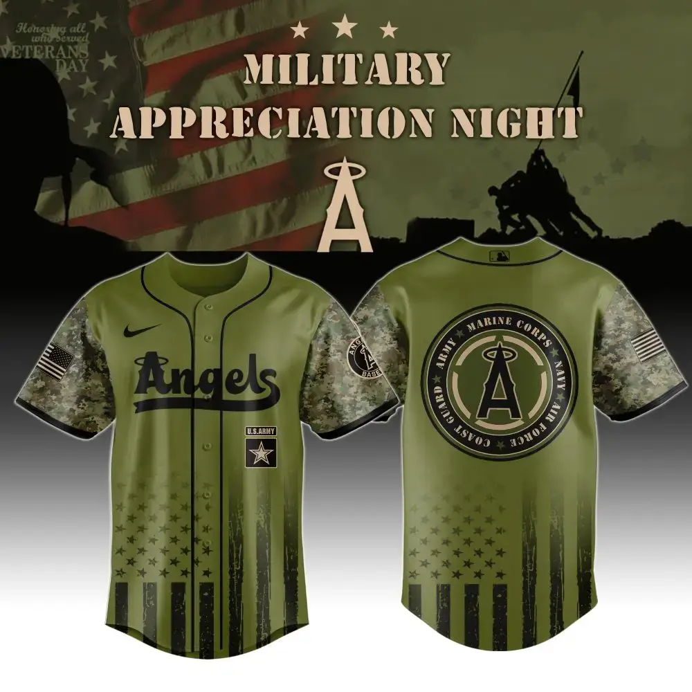 Military Appreciation Night Jersey – Limited Edition Camo Design For Veterans Day Image