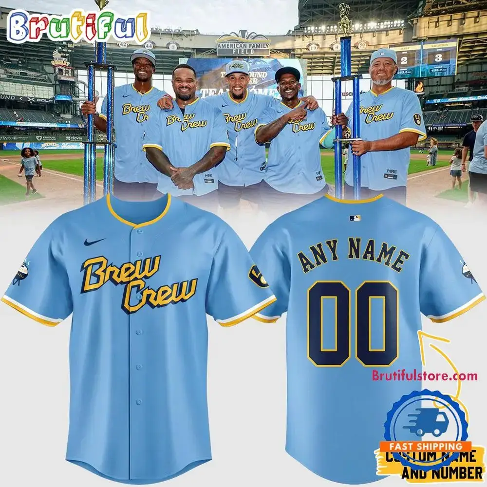 Milwaukee Brewers Alumni Home Run Derby Personalized Baseball Jersey Image