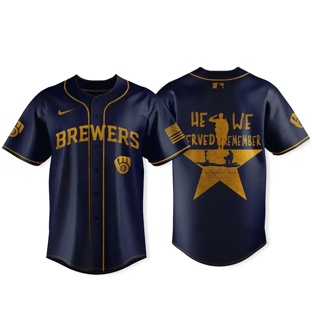 Milwaukee Brewers Memorial Day 2026 Baseball Jersey Image