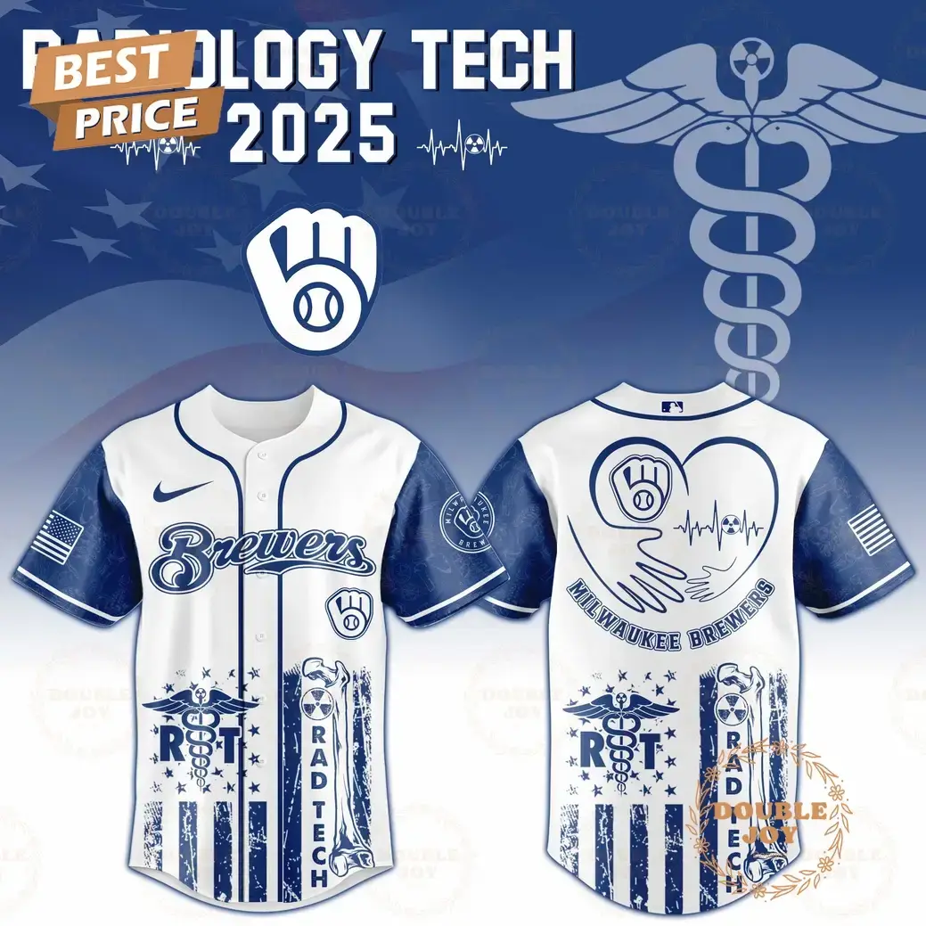 Milwaukee Brewers Radiology Tech Night 2025 Limited Edition Baseball Jersey Image