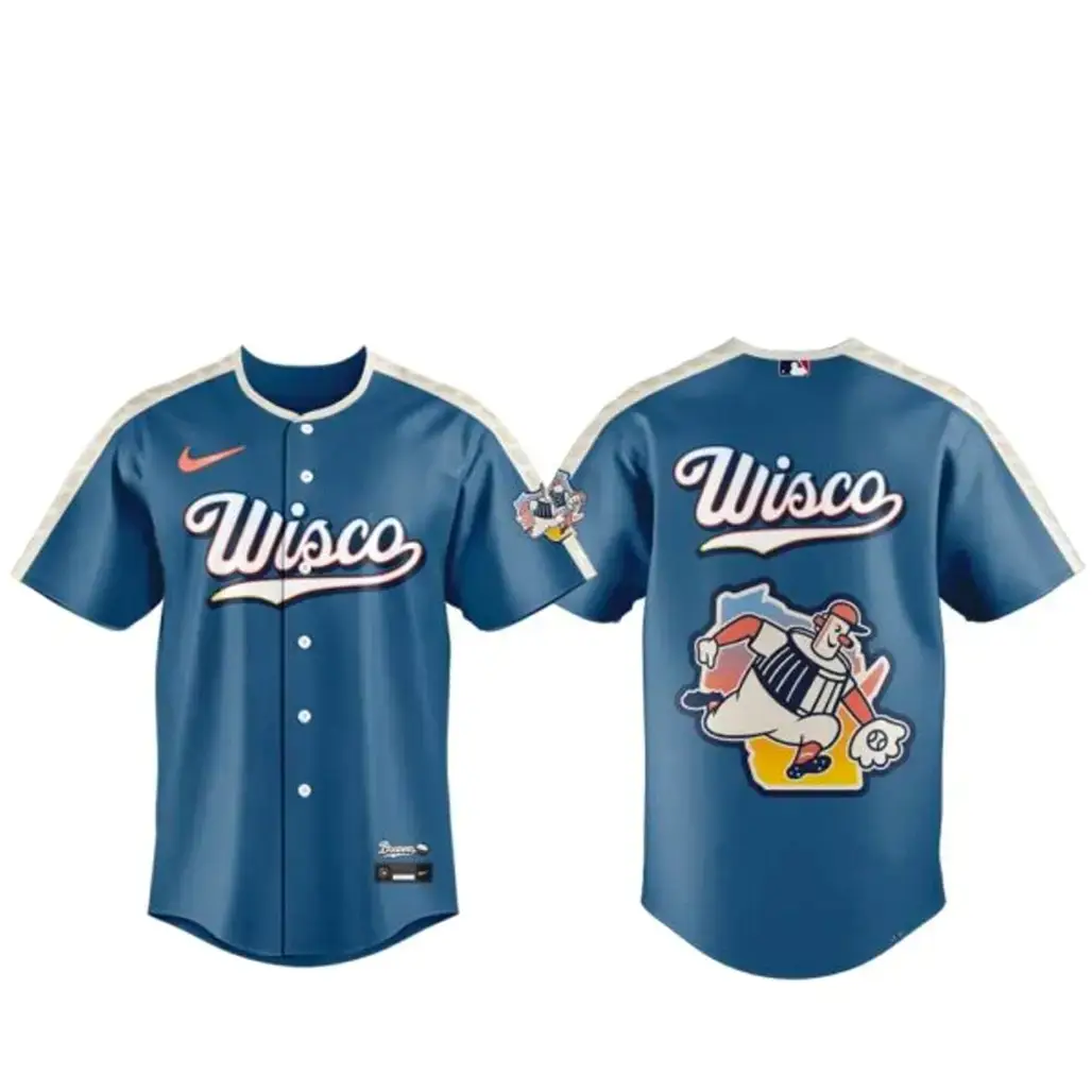 Milwaukee Brewers Wisco City Connect 2026 Baseball Jersey Image