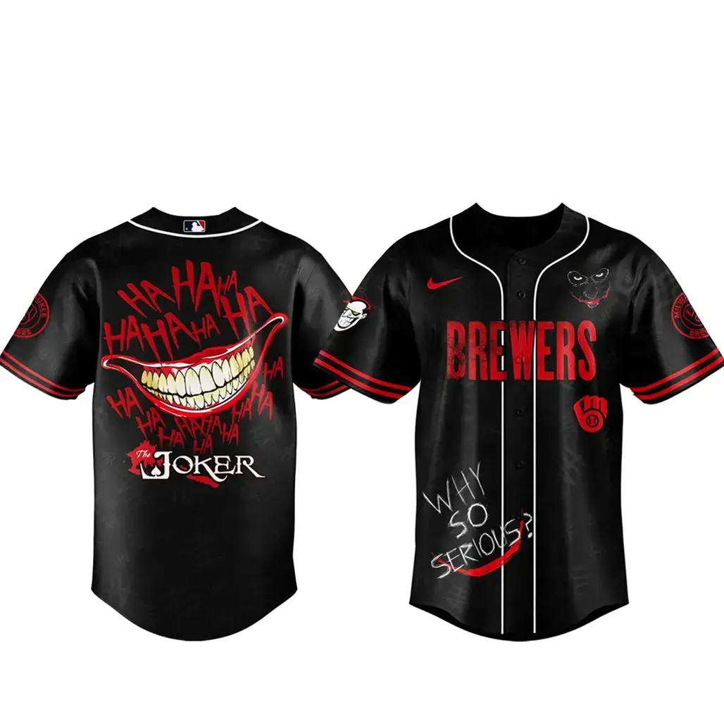 Milwaukee Brewers X Joker Game Night 2026 Baseball Jersey Image
