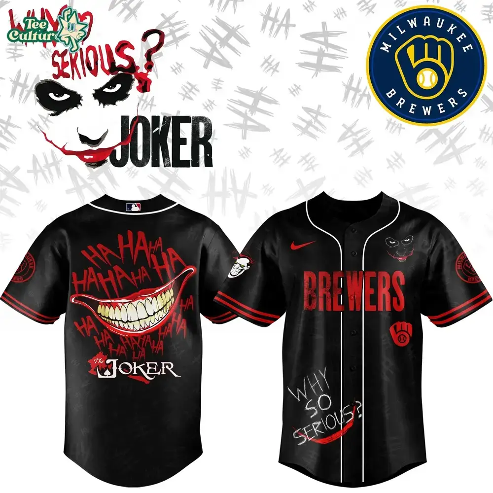 Milwaukee Brewers x Joker Game Night Limited Edition Baseball Jersey Image