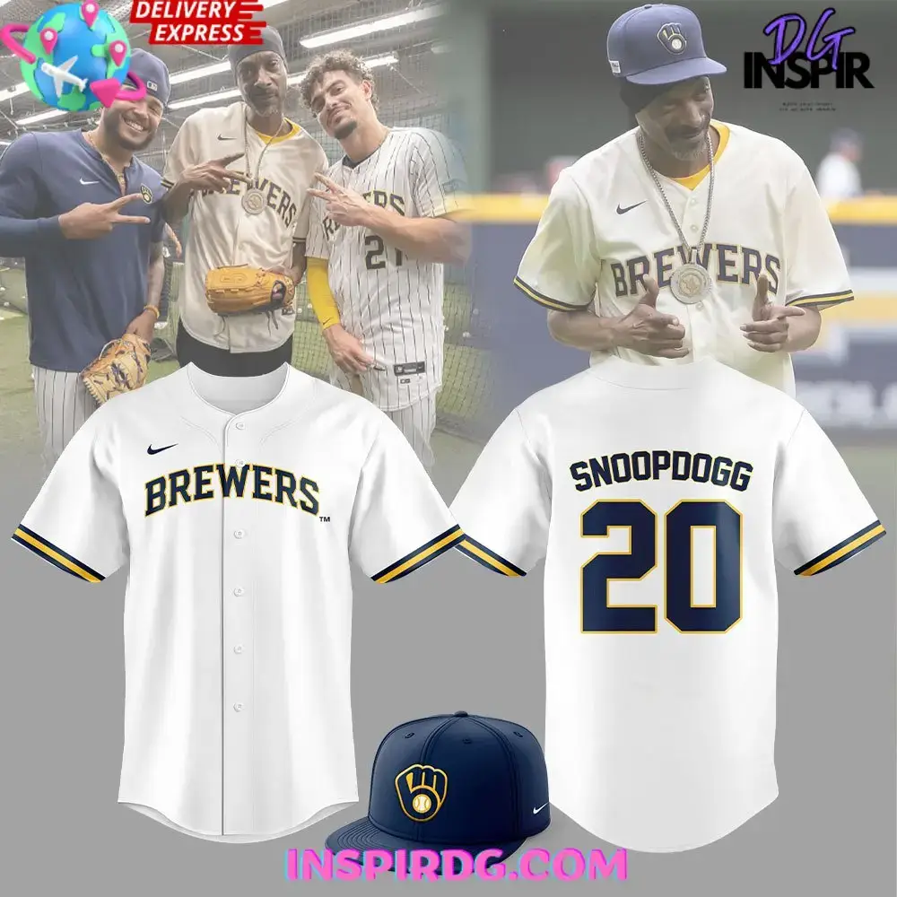 Milwaukee Brewers X Snoop Dogg Baseball Jersey Image