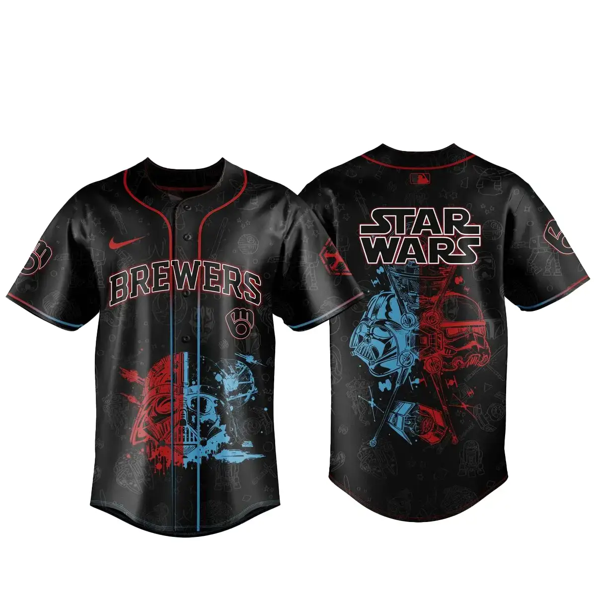 Milwaukee Brewers x Star Wars Night 2026 Baseball Jersey Image