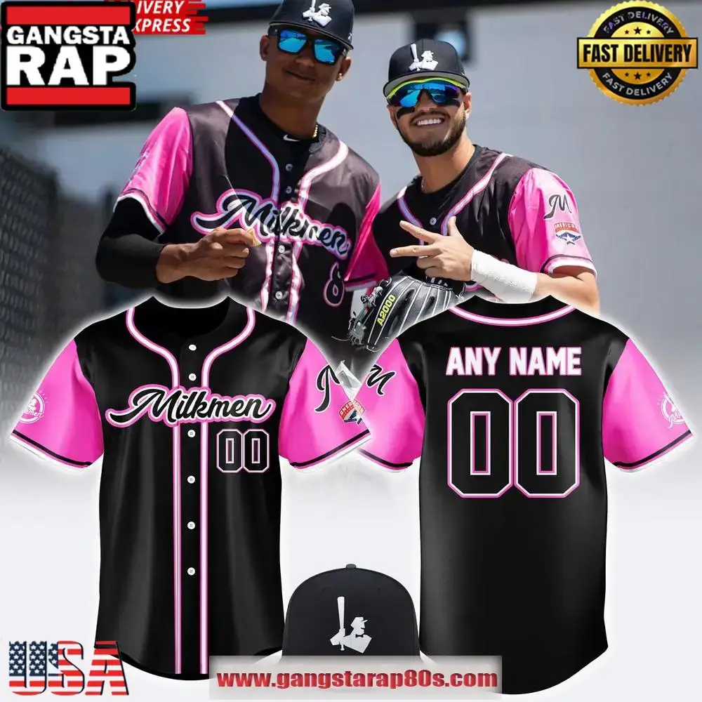 Milwaukee Milkmen Milkmen Roc’N Pink 2025 Limited Baseball Jersey Shirt Image