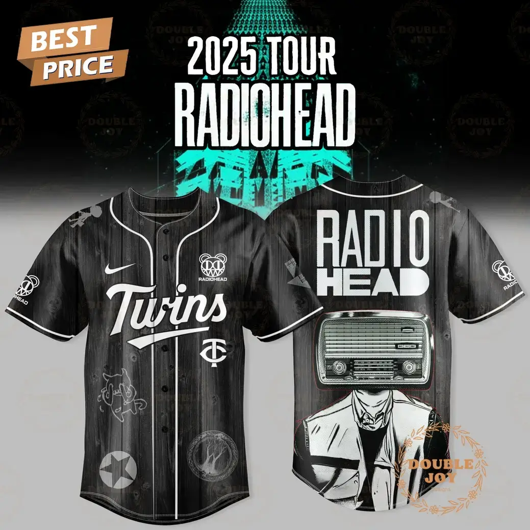 Minnesota Twins 2025 Tour Radiohead Baseball Jersey Image