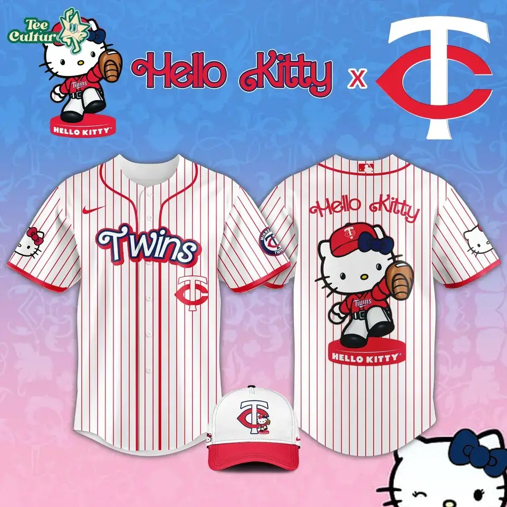Minnesota Twins 2026 Hello Kitty Night MLB Edition Jersey Image