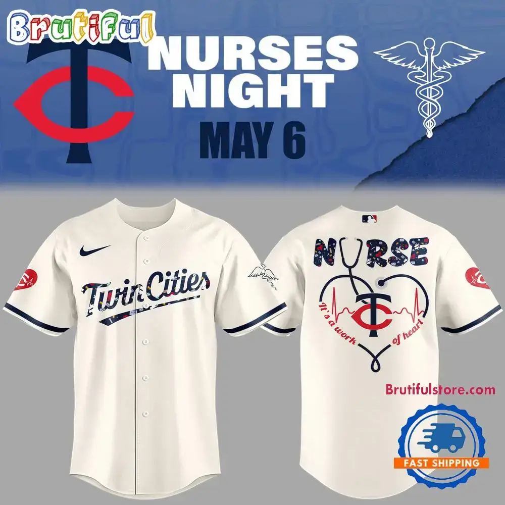 Minnesota Twins Baseball NURSES NIGHT 2025 Limited New Jersey Shirt Image