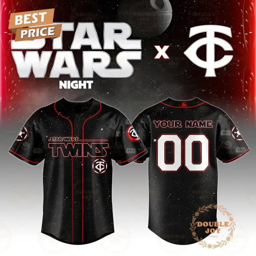 Minnesota Twins Star Wars 2025 Custom Name Limited Edition Baseball Jersey Image