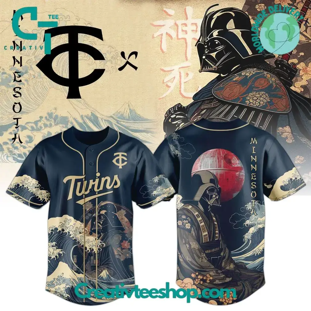 Minnesota Twins X Lord Vader Japan Edition 2025 Baseball Jersey Image