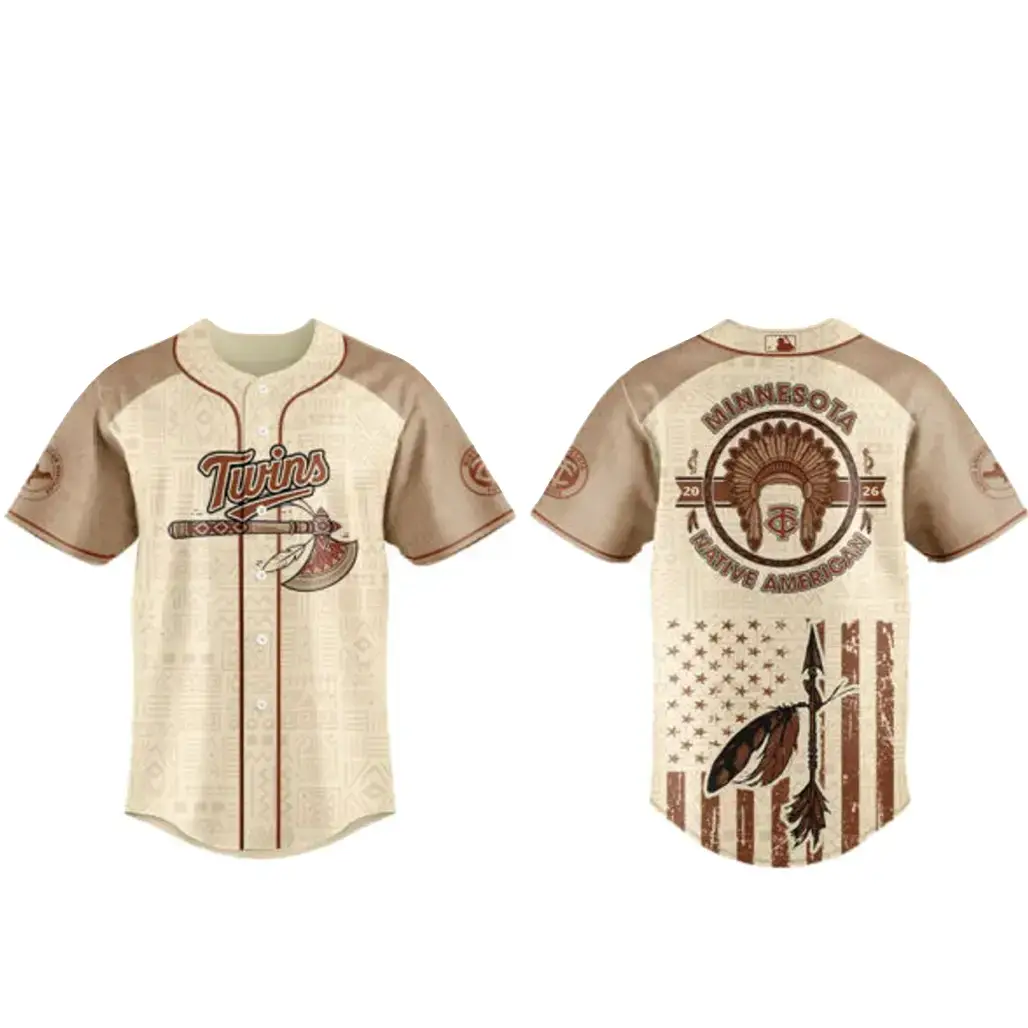 Minnesota Twins x Native American Heritage 2026 Baseball Jersey Image