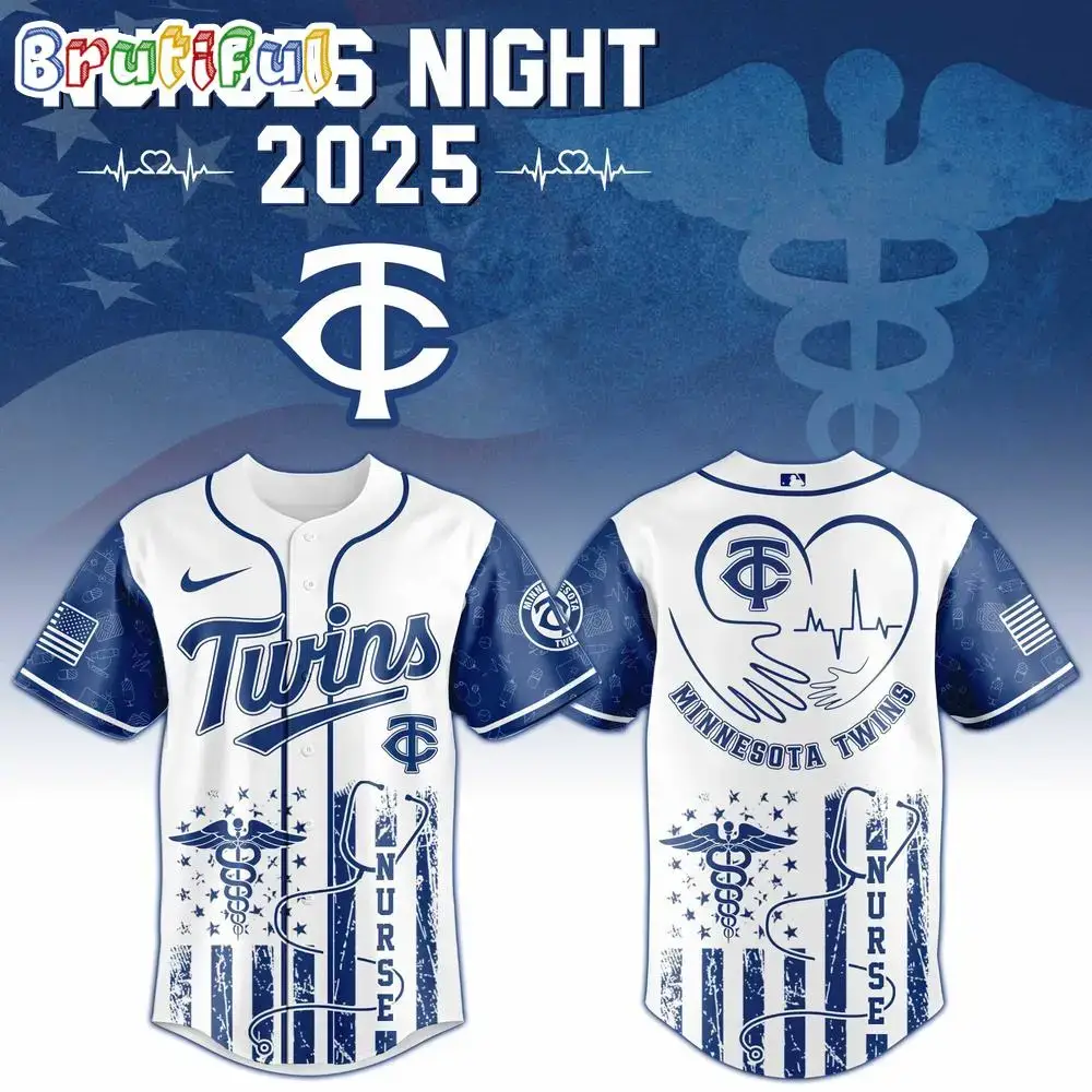 Minnesota Twins X Nurses Night Exclusive Design Jersey Shirt Image
