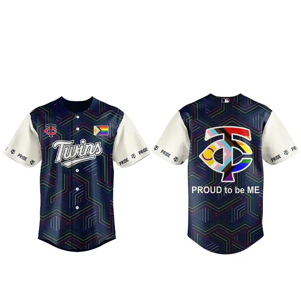 Minnesota Twins x Pride Night 2026 Baseball Jersey Image