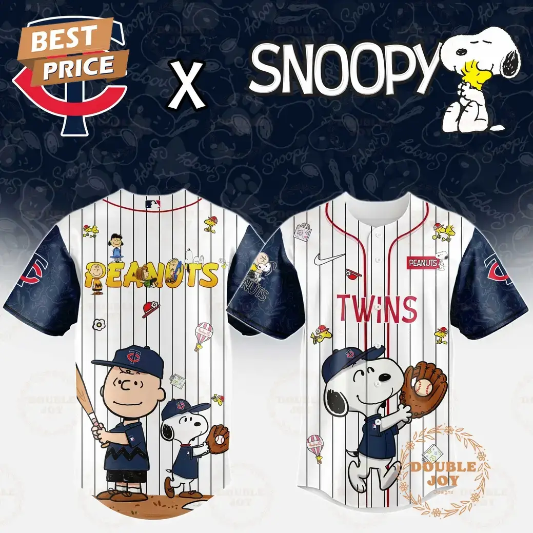 Minnesota Twins x Snoopy 2025 Limited Edition Baseball Jersey Image