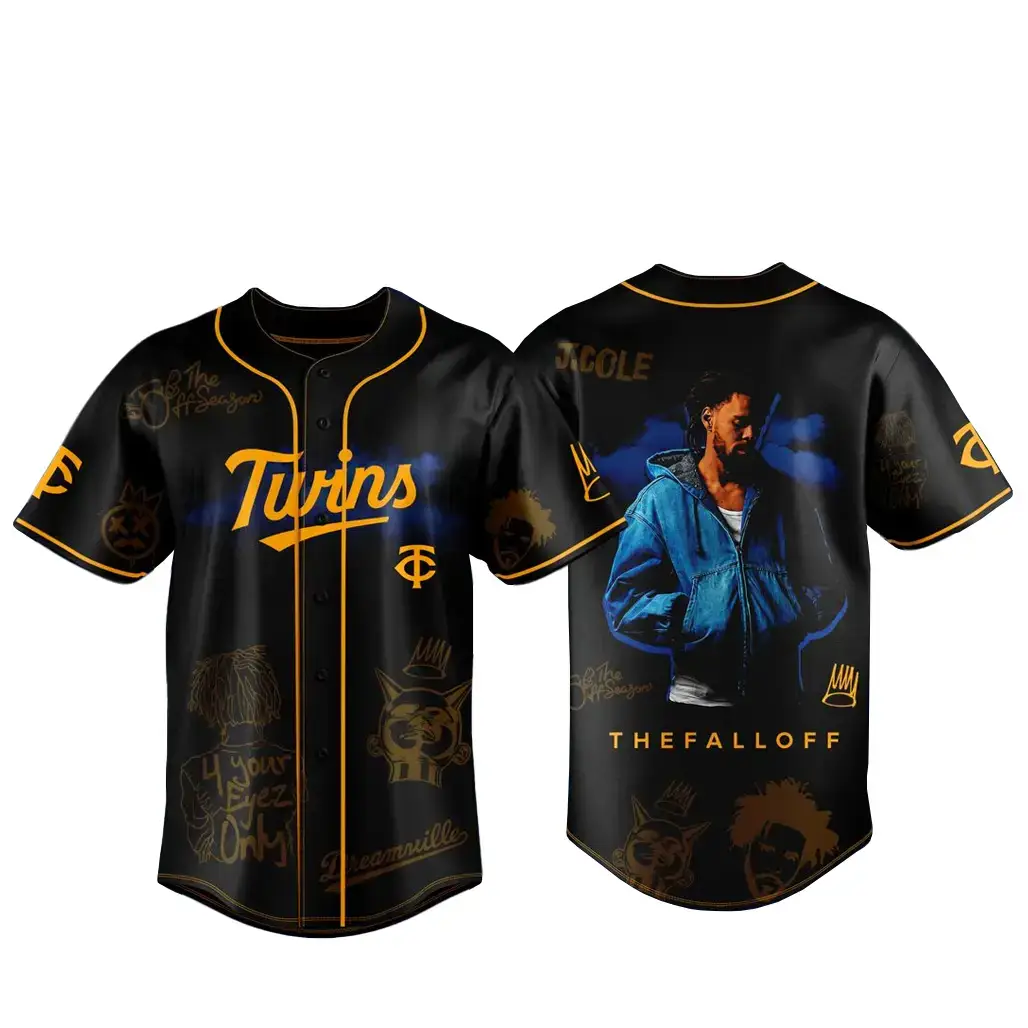 Minnesota Twins x The Fall Off World Tour 2026 Baseball Jersey Image
