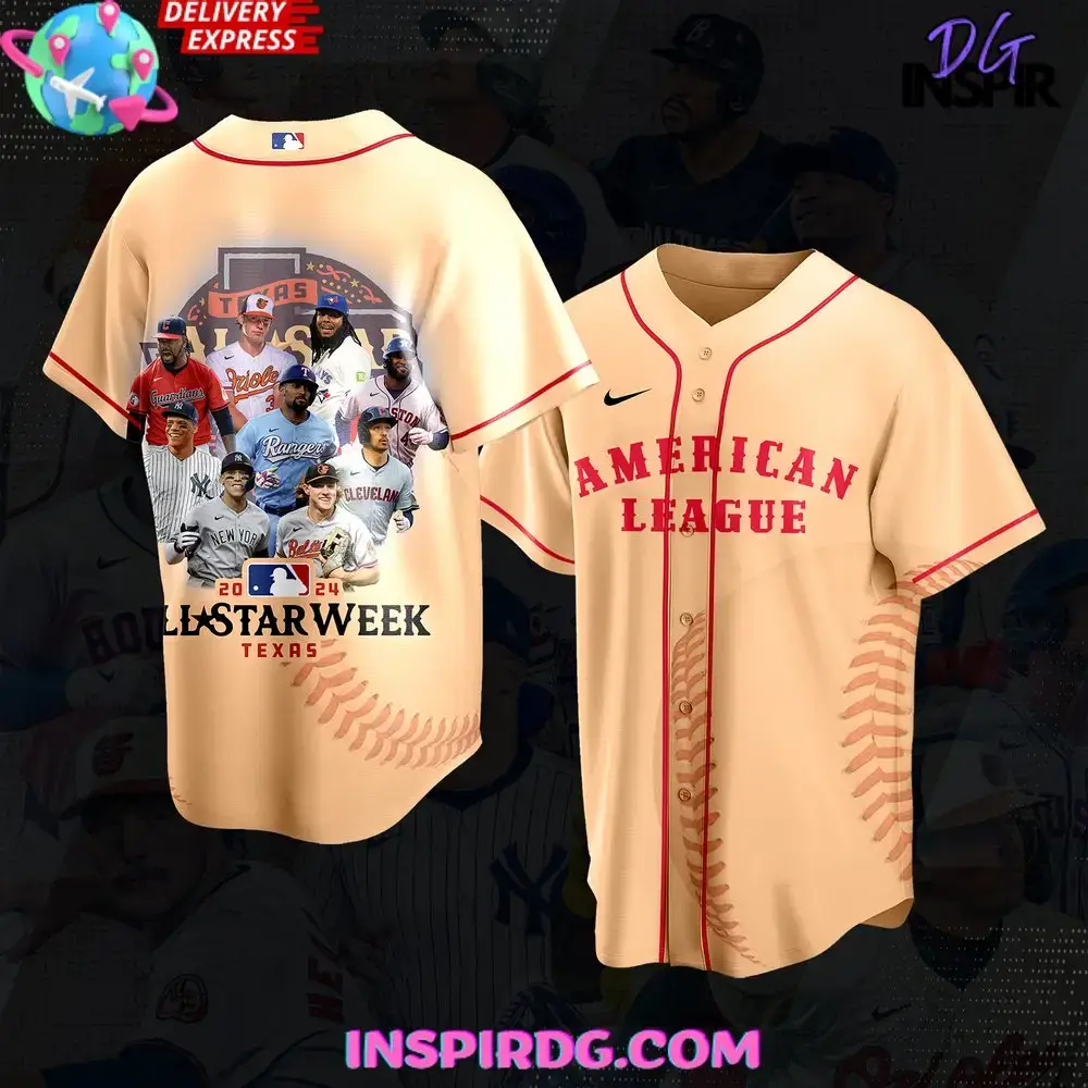 Mlb All-Star Week 2024 Texas American League Baseball Jersey Image