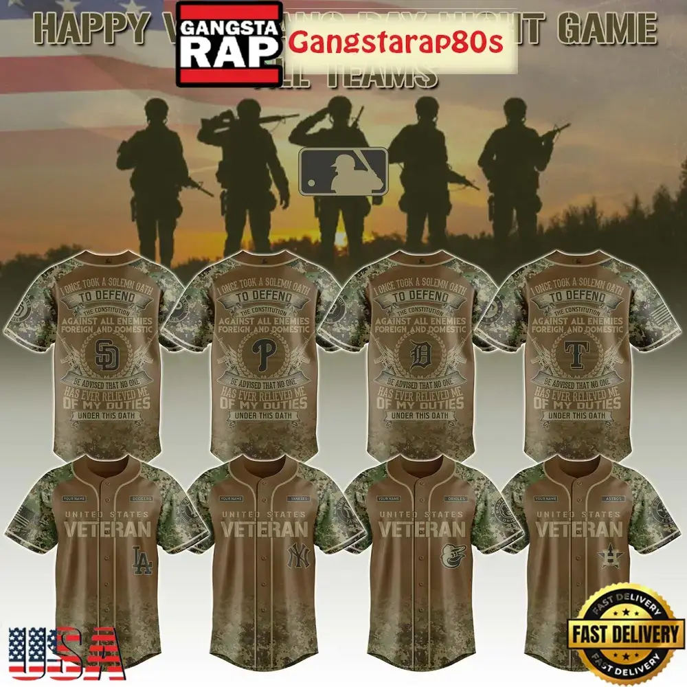 MLB All Team x Salute To Veterans Day 2025 Baseball Jersey Image