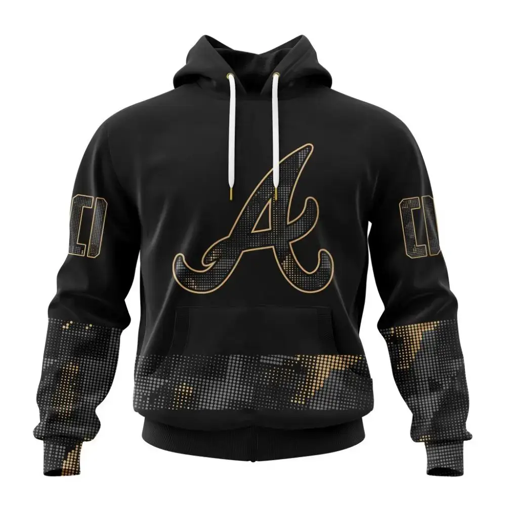 Mlb Atlanta Braves Special Armed Forces Day Custom Baseball Jersey Image