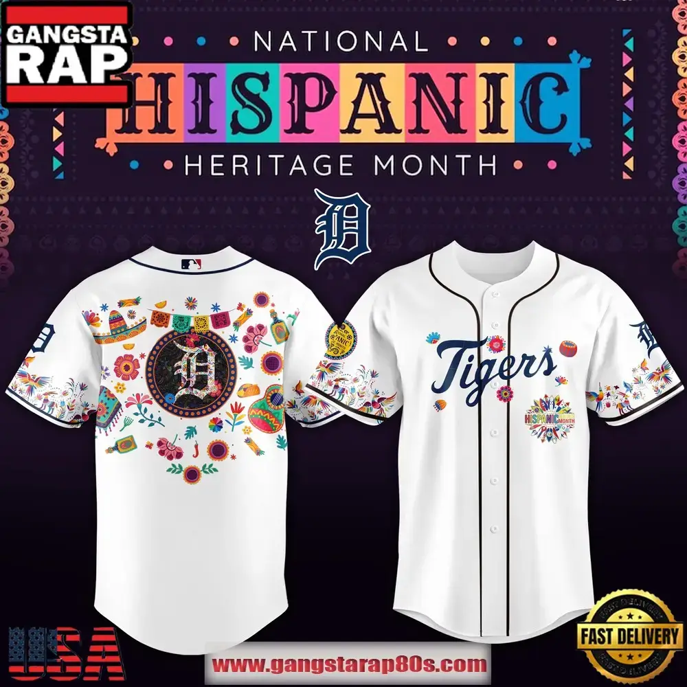 MLB Detroit Tigers X Hispanic Heritage Special Edition Baseball Jersey Image