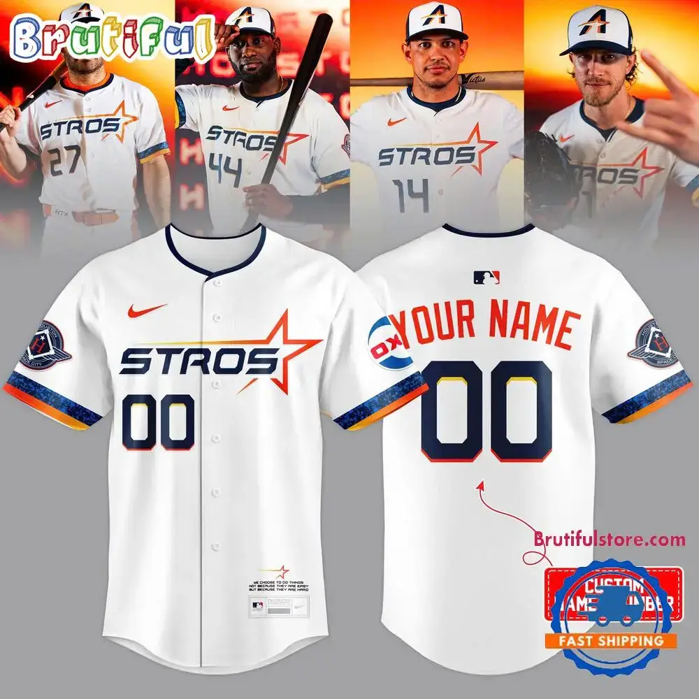 Mlb Houston Astros 2025 City Connect The Next Frontier White Jersey Shirt Image