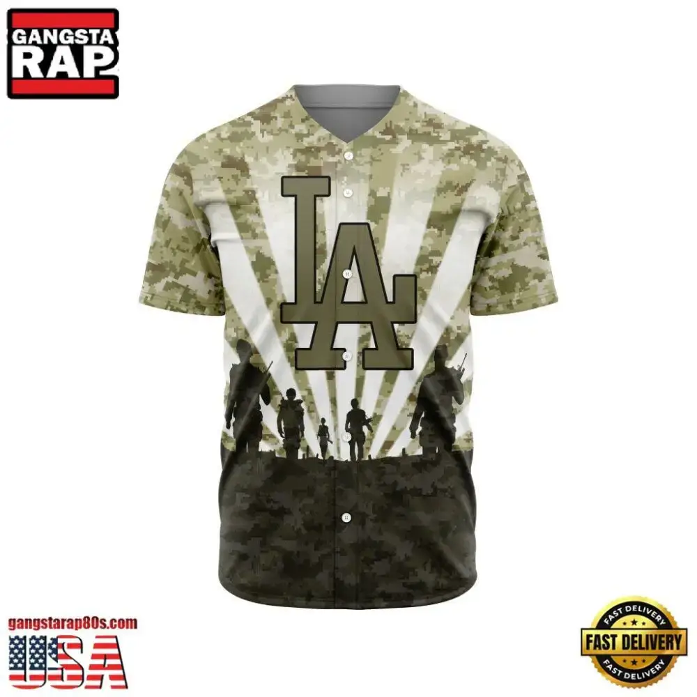 MLB Los Angeles Dodgers Veterans New Design Baseball Jersey Image
